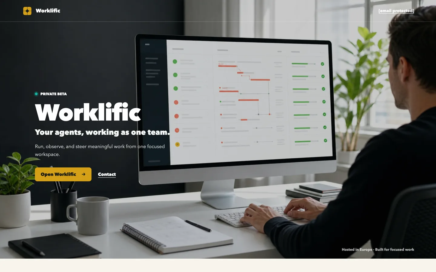 Worklific homepage